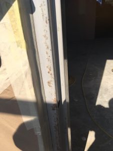 rust on door panel